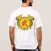 Weißes Wushu Klassen-T-Shirt T-Shirt (Rückseite)