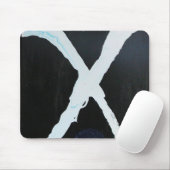 WEIßES X MOUSEPAD (Mit Mouse)