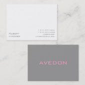 Weißes XIP Visitenkarte (Vorne/Hinten)