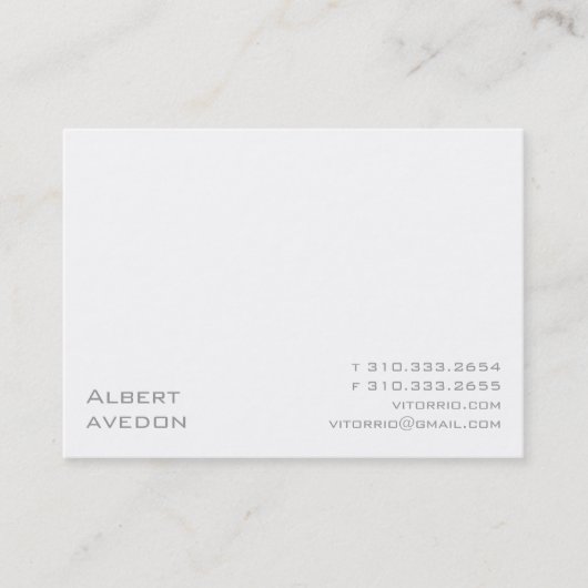 Weißes XIP Visitenkarte (Vorderseite)