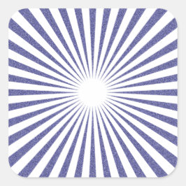 Weißes Ziel: Quadratischer Aufkleber