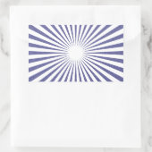 Weißes Ziel: Rechteckiger Aufkleber (Tasche)