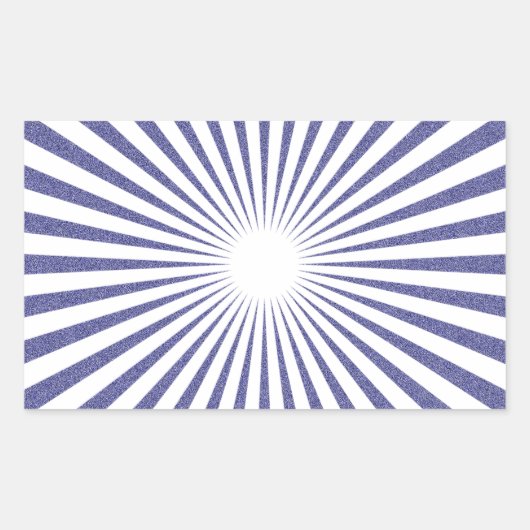 Weißes Ziel: Rechteckiger Aufkleber (Vorderseite)