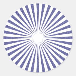 Weißes Ziel: Runder Aufkleber