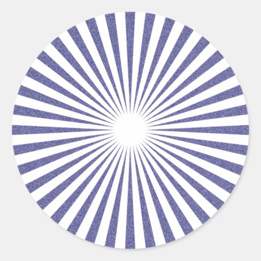 Weißes Ziel: Runder Aufkleber (Vorderseite)