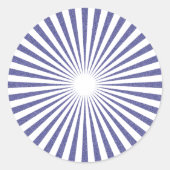 Weißes Ziel: Runder Aufkleber (Vorderseite)