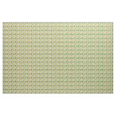 Weißes Zitronenfrucht-Muster Stoff (Yard (91,4 cm))
