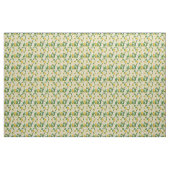 Weißes Zitronenfrucht-Muster Stoff (Fat Quarter (45,7 x 55,9 cm))