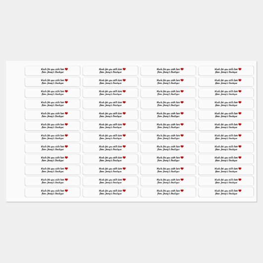 Weißetiketten mit hellbraunem Rechteck Etiketten (Blatt)