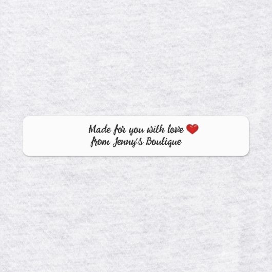 Weißetiketten mit hellbraunem Rechteck Etiketten (Design 2)