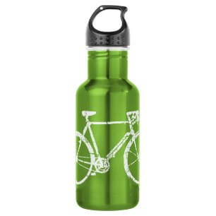 Weißfahrrad Edelstahlflasche