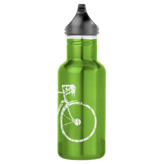 Weißfahrrad Edelstahlflasche (Rechts)