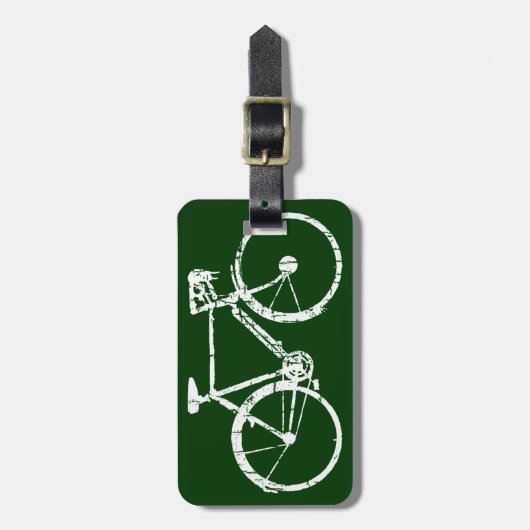 Weißfahrrad Gepäckanhänger (Vorderseite vertikal)