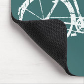 Weißfahrrad Mousepad (Ecke)