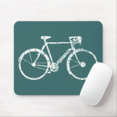 Weißfahrrad Mousepad (Mit Mouse)