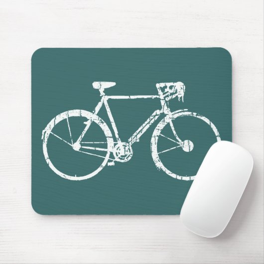 Weißfahrrad Mousepad (Mit Mouse)
