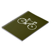 Weißfahrrad Notizblock (Linke Seite)