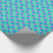 Weißfarbenes islamisches Musterpapier Geschenkpapier (Ecke)