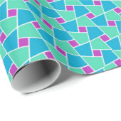 Weißfarbenes islamisches Musterpapier Geschenkpapier (Rolleneckpunkt)