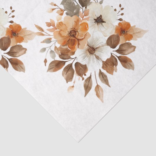 Weißfarbenpapier für Blumenzwirn Seidenpapier (Ausschnitt)