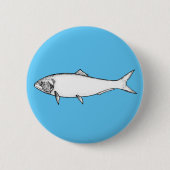 Weißfisch Button (Vorderseite)
