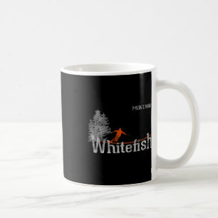 Weißfisch Montana im Stil der 80er Jahre, altes Sk Kaffeetasse
