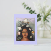 Weißfisch Postkarte (Stehend Vorderseite)