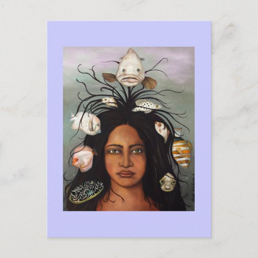 Weißfisch Postkarte (Vorderseite)