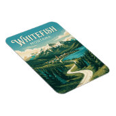 Weißfisch USA Magnet (Rechte Seite)