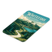 Weißfisch USA Magnet (Linke Seite)