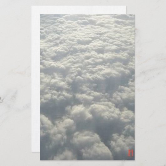 WEISSFLÜFFY-SCHWANKUNGEN BRIEFPAPIER (Vorne/Hinten)