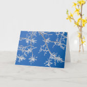 Weißfrost Karte (Gelbe Blume)