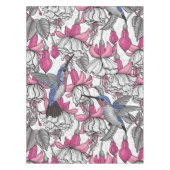 Weißfuchsien und Kolibris Tischdecke (Vorderseite)