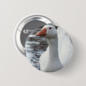 Weißgans Button (Vorne & Hinten)
