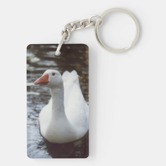 Weißgans Schlüsselanhänger (Rückseite)