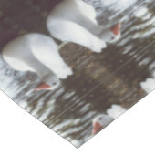 Weißgans Tischdecke (Schrägansicht)