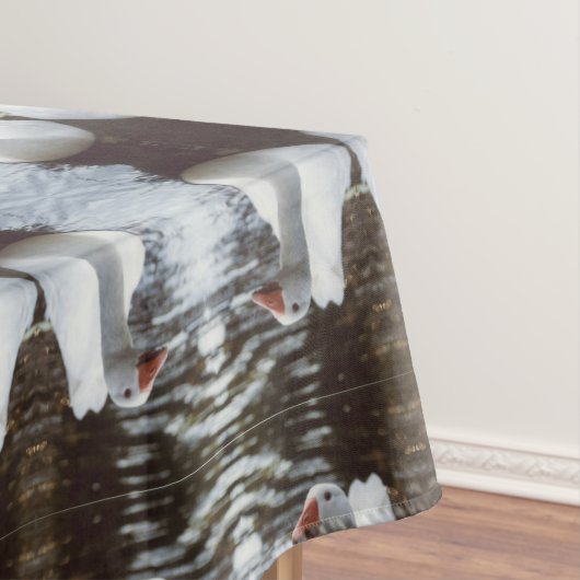 Weißgans Tischdecke (Beispiel)