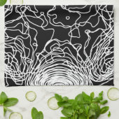 Weißgarn Küchentücher (Gefaltet)