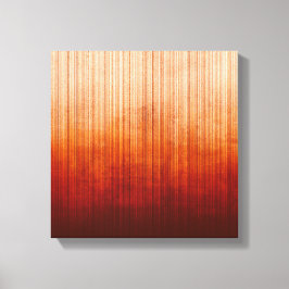 Weißgelb-orangefarbenes Burgund gestreift Abstrakt Leinwanddruck