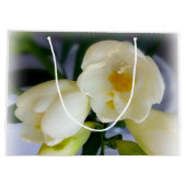 Weißgelber Gefrierpunkt Große Geschenktüte (Rückseite)