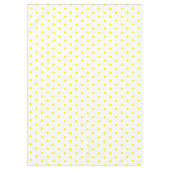 Weißgelber Lemon Polka Dots Tischdecke (Vorderseite)