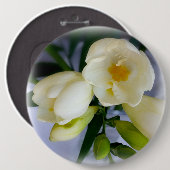 Weißgelbes Gefriermittel Button (Vorne & Hinten)