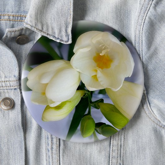 Weißgelbes Gefriermittel Button (Beispiel)