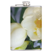 Weißgelbes Gefriermittel Flachmann (Vorderseite)