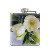 Weißgelbes Gefriermittel Flachmann (Rückseite)