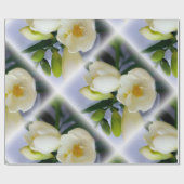 Weißgelbes Gefriermittel Geschenkpapier (Flach)