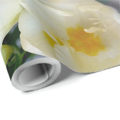 Weißgelbes Gefriermittel Geschenkpapier (Rolleneckpunkt)