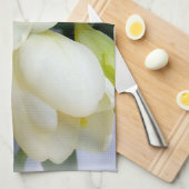 Weißgelbes Gefriermittel Geschirrtuch (Viertel Falte)