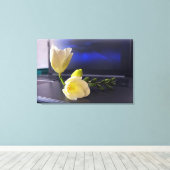 Weißgelbes Gefriermittel Leinwanddruck (Insitu (Holzboden))