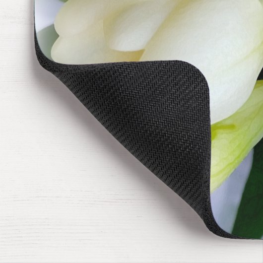 Weißgelbes Gefriermittel Mousepad (Ecke)